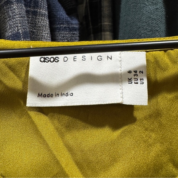 ASOS Macrame Ruffle Sleeve Mini Dress - Picture 4 of 7